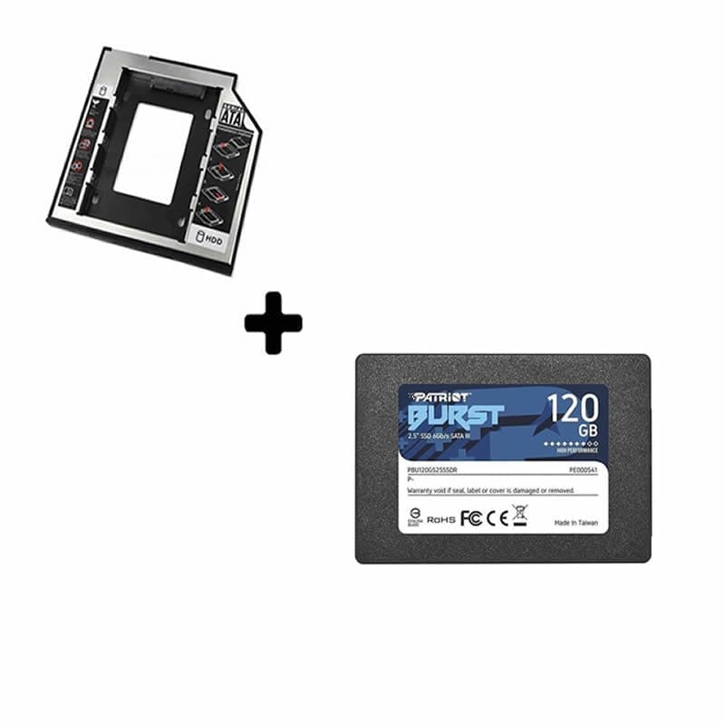 Disco Solido Ssd Patriot 120gb + Caddy